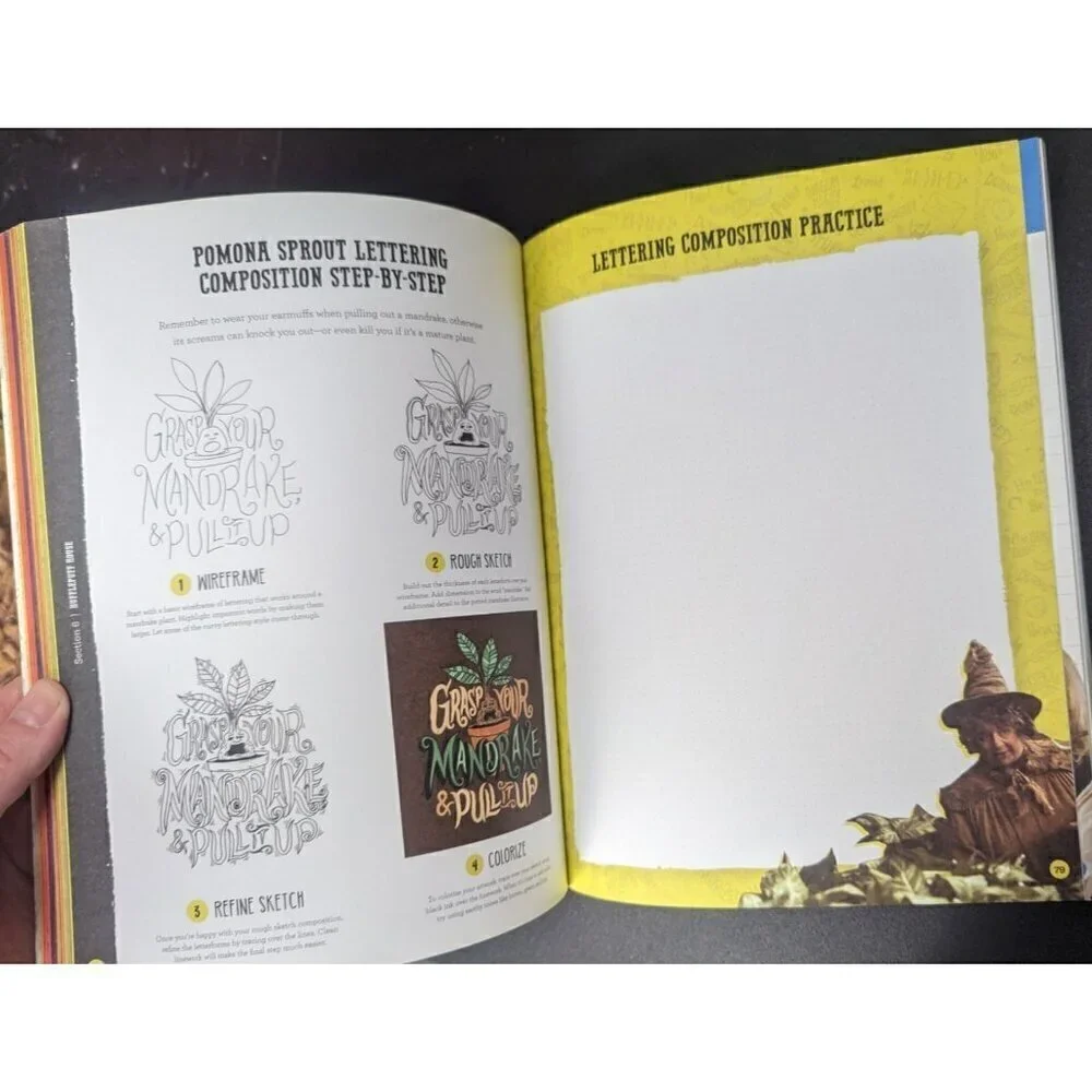 Harry Potter Hand Lettering - by Jay Roeder (Paperback)